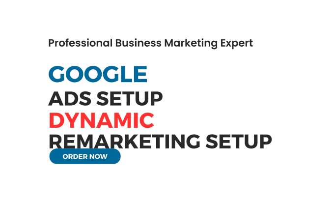 Gig Preview - Setup google ads dynamic remarketing for shopify