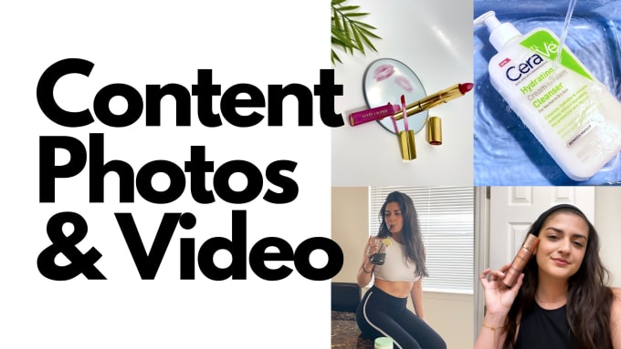 Gig Preview - Be your ugc content creator for photos and video