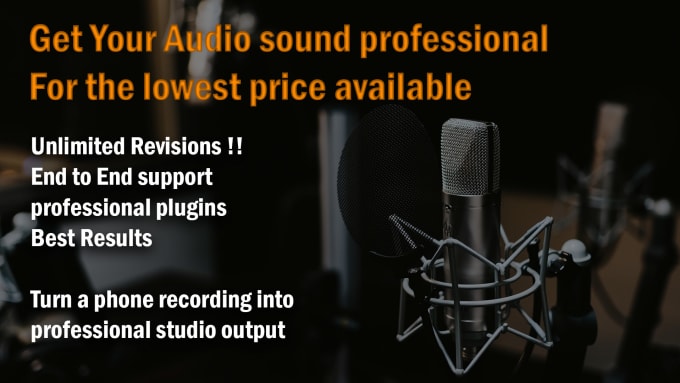 Gig Preview - Professionally mix and master your song with studio quality