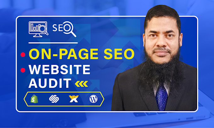 Gig Preview - Do on page SEO and website audit to solve all issues