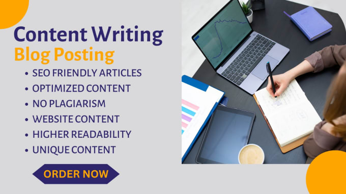 Gig Preview - Be your  article writer, seo optimized website content writer