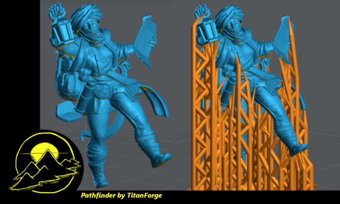 Gig Preview - Support your models and miniatures for resin 3d printing