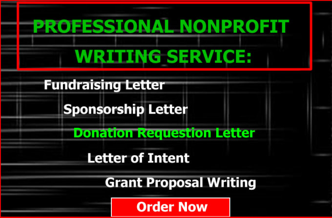 Gig Preview - Write a fundraising, grant, donation or sponsorship letter for nonprofit