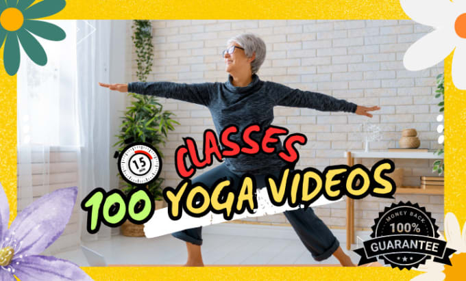 Gig Preview - Provide 100 yoga videos for seniors to improve mobility and balance