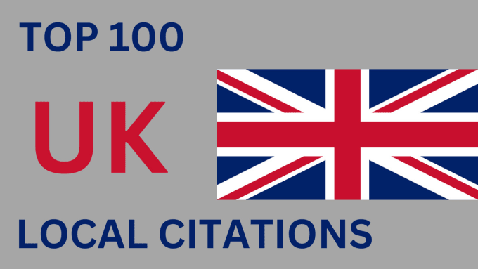 Gig Preview - Do top 100 UK local citation and directory submission