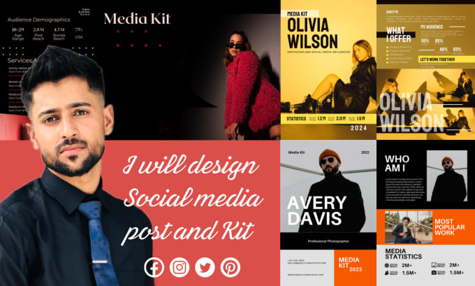 Gig Preview - Create modern and stylish electronic press, social media kit