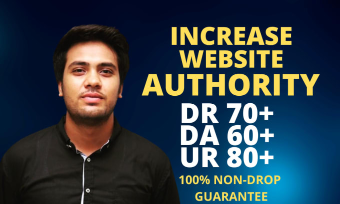 Gig Preview - Increase domain rating ahrefs DR domain authority da tf