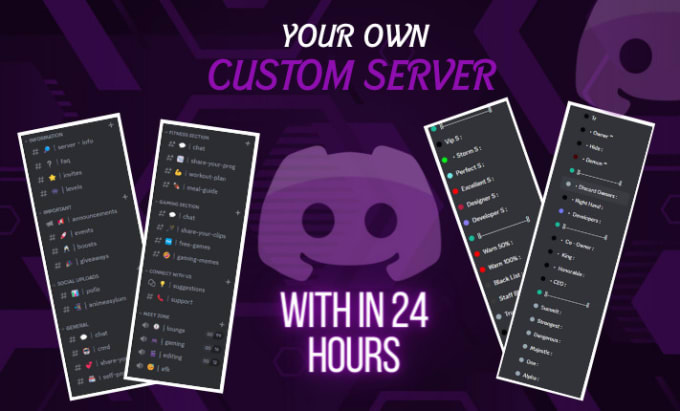 Bestseller - setup the best custom discord server for you