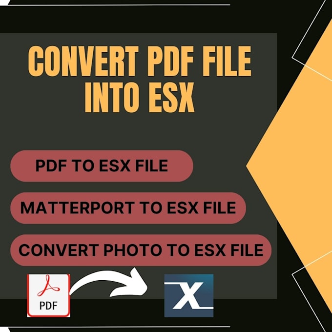 Gig Preview - Convert pdf file into esx file