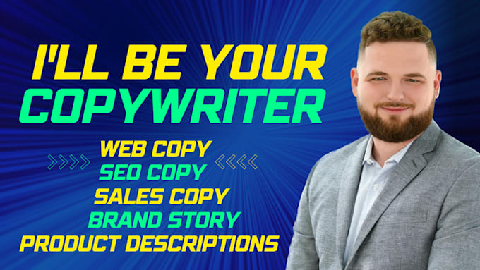 Gig Preview - Be your top tier SEO website copywriter or content writer