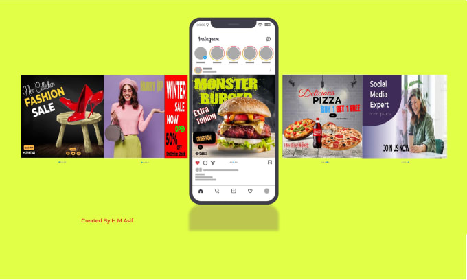 Gig Preview - Design the best carousel ads for your facebook and instagram