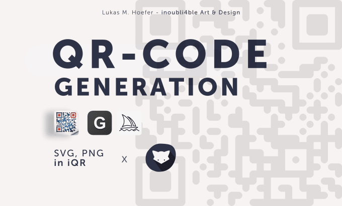 Gig Preview - Generate a qr code for you in svg,png,jpg format