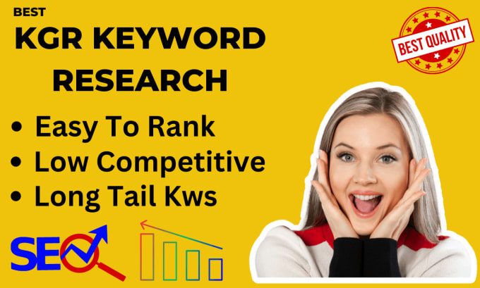 Gig Preview - Research best kgr keywords for fast rank on google