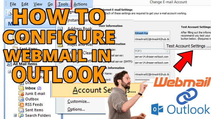 Gig Preview - Configure outlook, setup outlook, install microsoft office