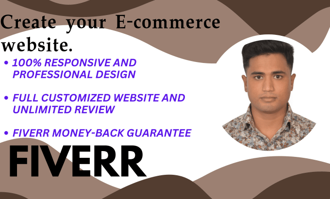 Gig Preview - Design your ecommerce website and shopify stores