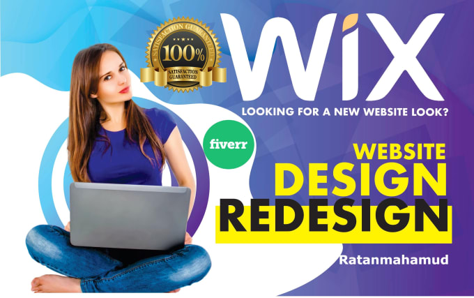 Gig Preview - Wix website design or wix redesign and customized