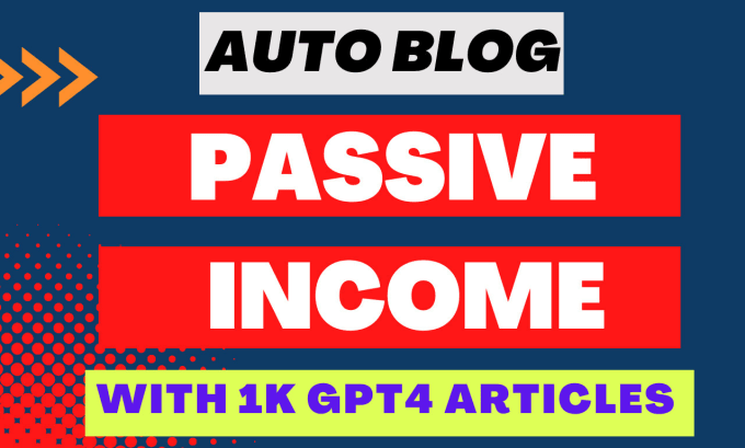 Gig Preview - Build wordpress auto blogging site with 1k ai gpt4 articles for any niche