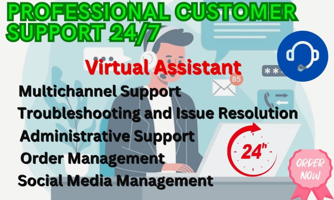 Bestseller - be your professional customer support and virtual assistant