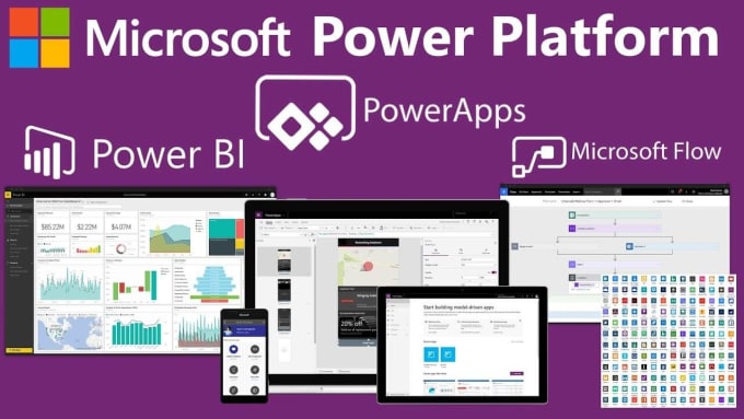 Gig Preview - Develop or customize microsoft powerapps ,power bi, ms flow