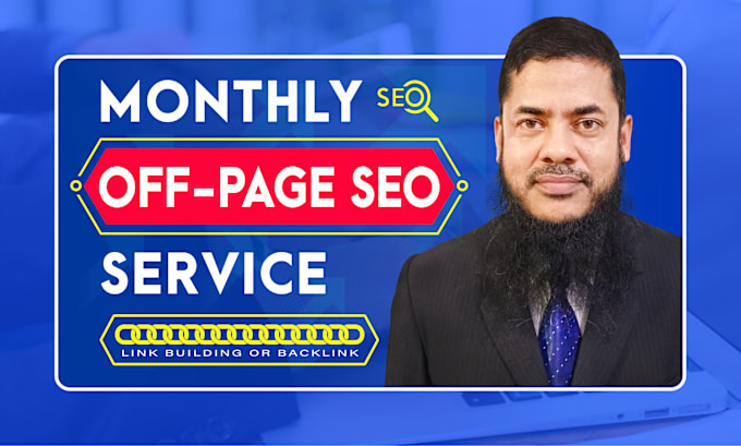 Gig Preview - Do monthly off page SEO link building or backlink