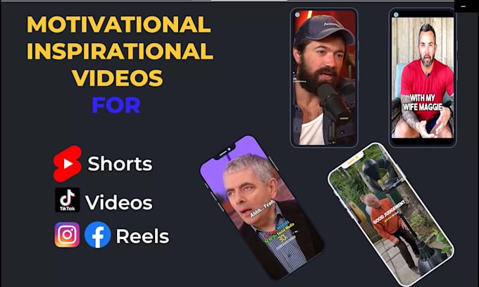 Gig Preview - Create viral vertical motivational videos for yt shorts, fb and instagram reels