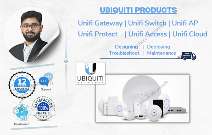 Gig Preview - Planning, design and implement unifi, udm products