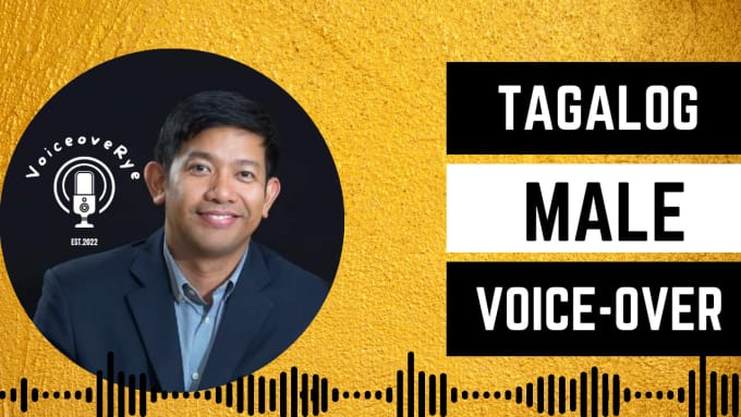 Gig Preview - Record authentic professional tagalog male voice over