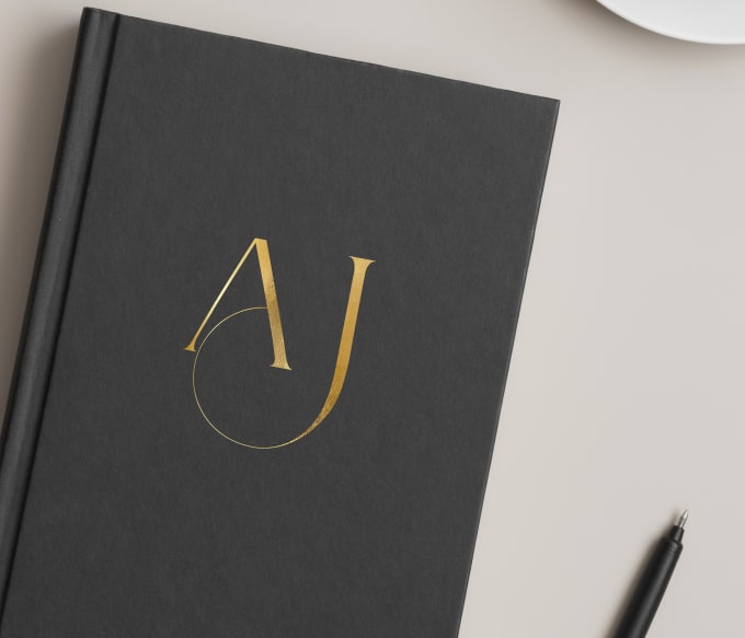 Gig Preview - Design modern initial monogram logo for wedding invitation