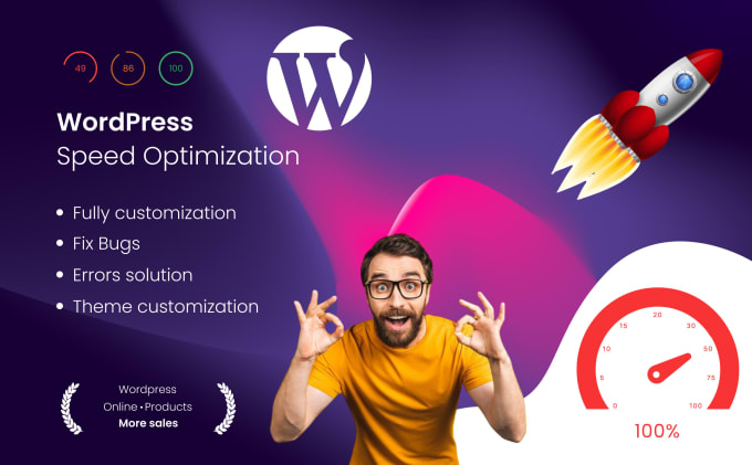 Bestseller - do wordpress website speed optimization on pagespeed insight