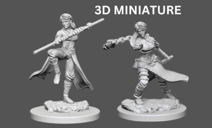 Gig Preview - Do 3d sculpture miniature high realistic 3d sculpt turntable 3d printing