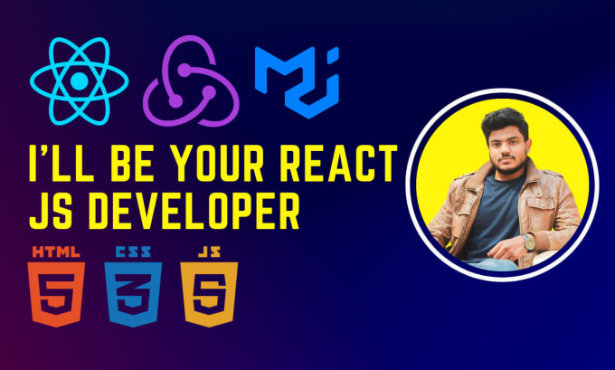 Gig Preview - Develop your react custom website as your react developer