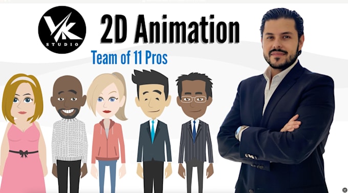 Gig Preview - Create a 2d animated explainer video