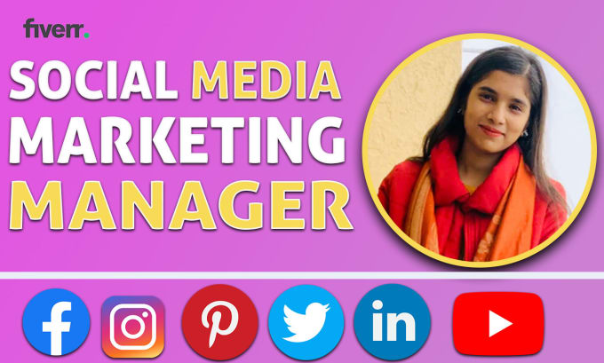 Gig Preview - Be your  social media marketing manager