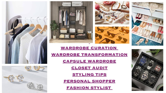 Gig Preview - Be closet consultant capsule wardrobe creation, evaluation as a fashion stylist