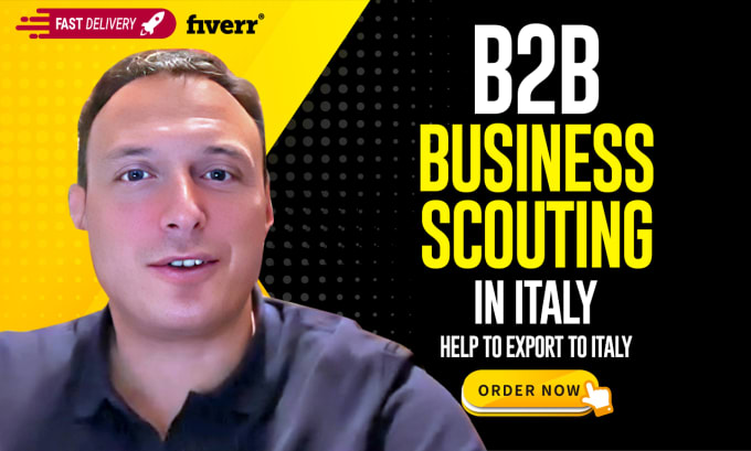 Gig Preview - Do b2b business scouting in italy