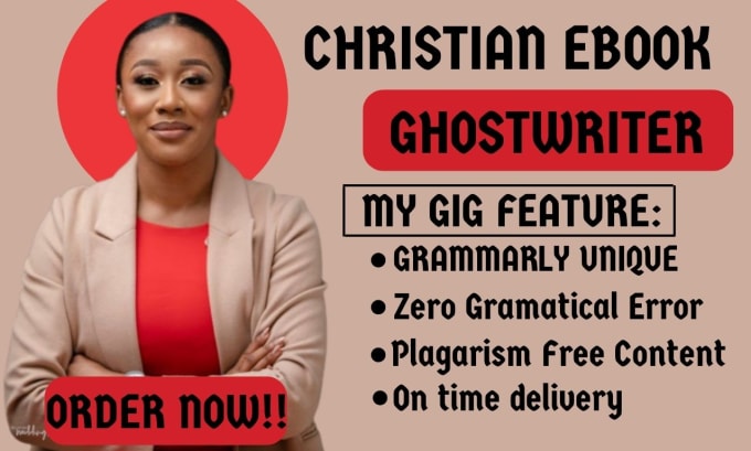 Gig Preview - Write, ghostwrite,ebook ghostwriter, christian book, sunday service prayer