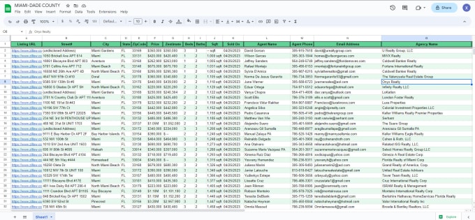 Gig Preview - Do perfect zillow scraping for real estate within 12 hours