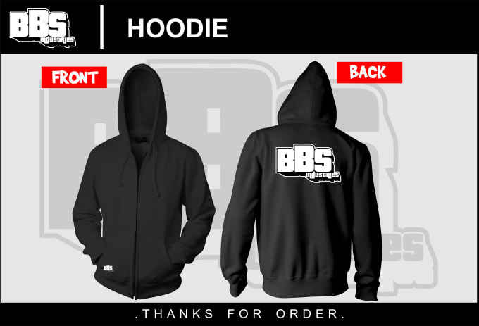 Gig Preview - Make a hoodie mock up and tech pack with your idea