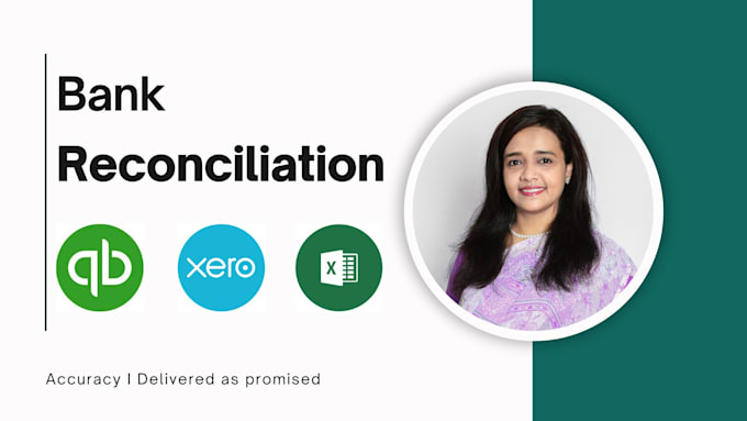 Gig Preview - Do bank and credit card reconciliation in quickbooks and xero