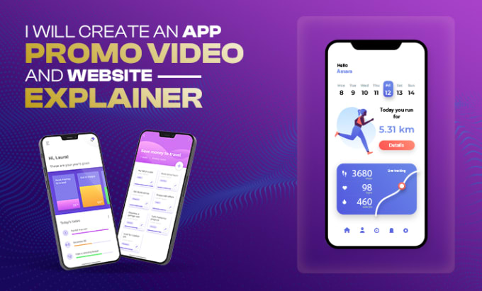 Gig Preview - Create an app promo video and website explainer