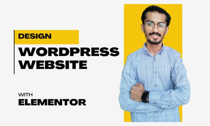 Gig Preview - Develop and design wordpress website with elementor