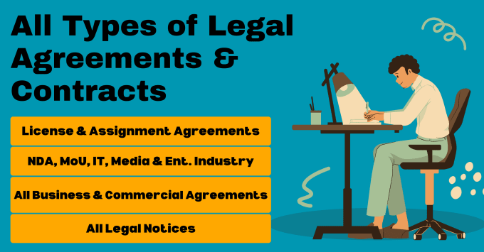 Gig Preview - Write all legal agreements and documents for you