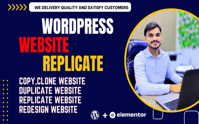 Gig Preview - Clone replicate redesign duplicate your wordpress website