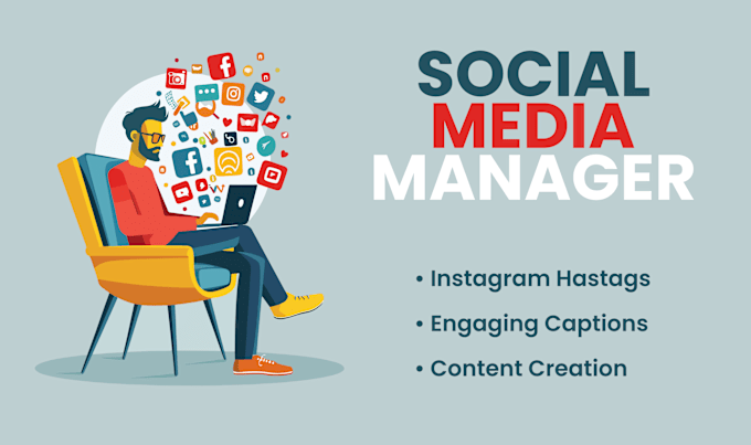 Gig Preview - Be social media manager and will do best instagram hashtags research for growth