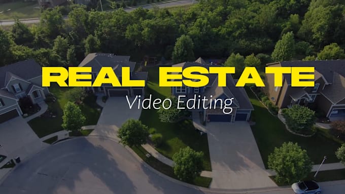 Gig Preview - Do real estate, promos video editing for listing in 24 hours