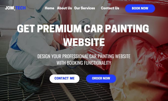 Gig Preview - Design professional car wash website, car repair website, car detailing website