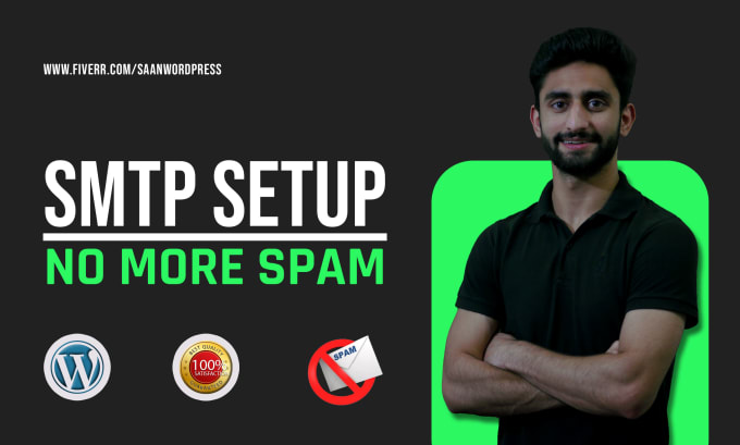 Gig Preview - Setup SMTP or email server on your wordpress website with 0 spam score