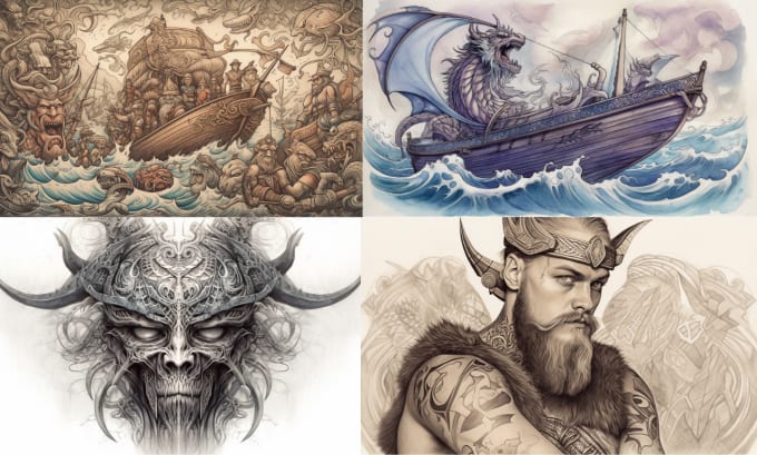 Gig Preview - Stunning custom tattoo design, viking, nordic and celtic styles