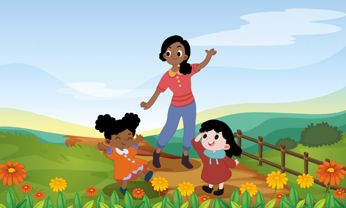 Gig Preview - Do african american children book illustration and kids book