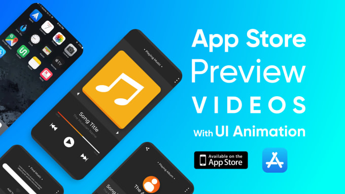 Gig Preview - Create custom IOS app preview video for apple app store